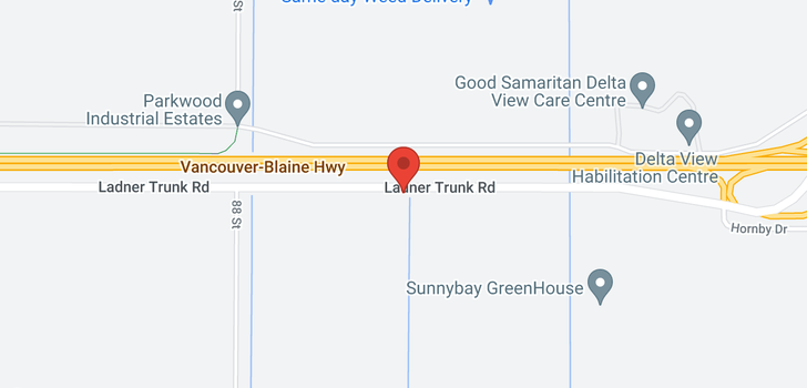 map of 9190 LADNER TRUNK ROAD